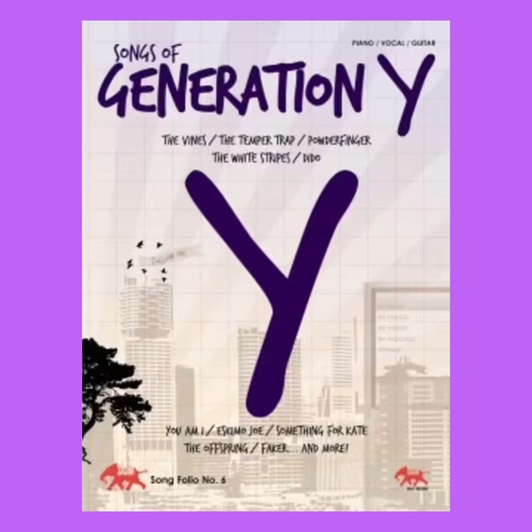 Songs Of Generation Y - PVG Songbook (19 Hit Songs)