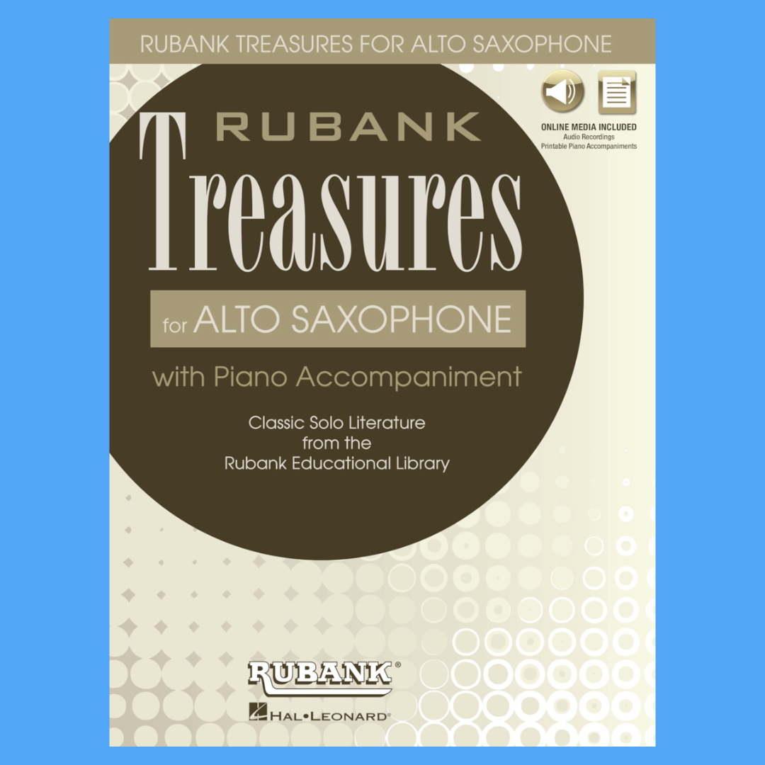 Rubank Treasures For Alto Saxophone - Book/Ola