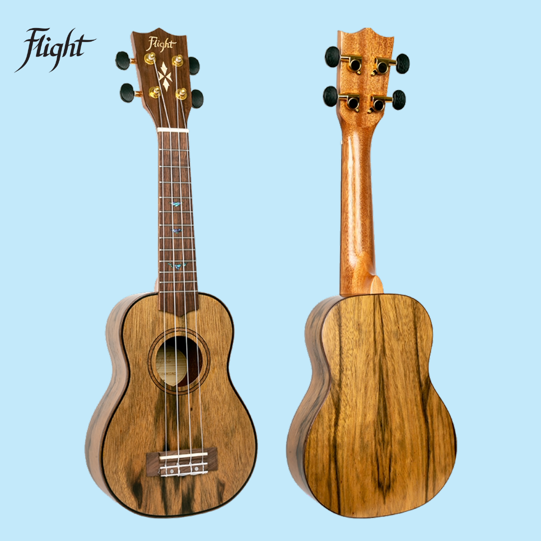 Flight DUS430 DAO Soprano Ukulele with Gig Bag