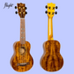 Flight DUS445 Soprano Acacia Ukulele with Gloss Finish and Padded Gig Bag