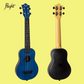 Flight TUSL35 Dark Blue Travel Concert Scale Soprano Ukulele with Gig Bag