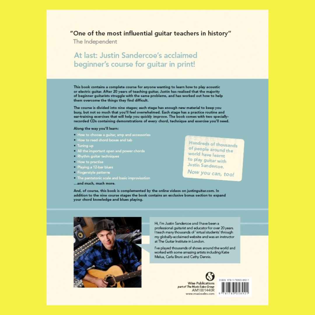 Justinguitar.Com - Beginner's Course Book/Cd