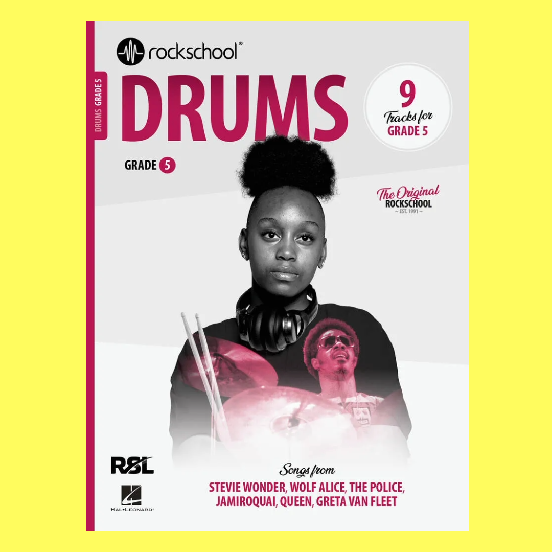 Rockschool Drums Grade 5 Book (2024+) New Edition