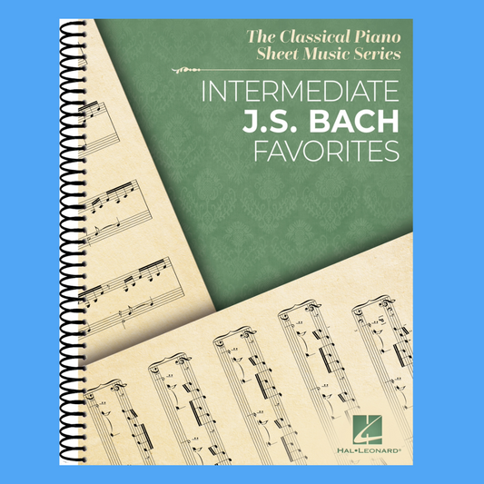 Intermediate J.S Bach Favorites For Piano Book