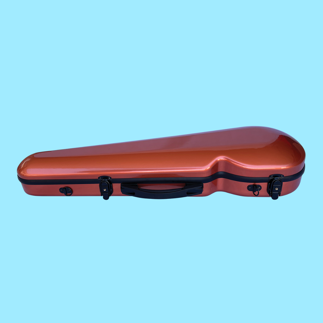 Vivo V203-34CP Polycarbonate Shaped Case to suit 4/4 Violin / 14" Viola - Copper