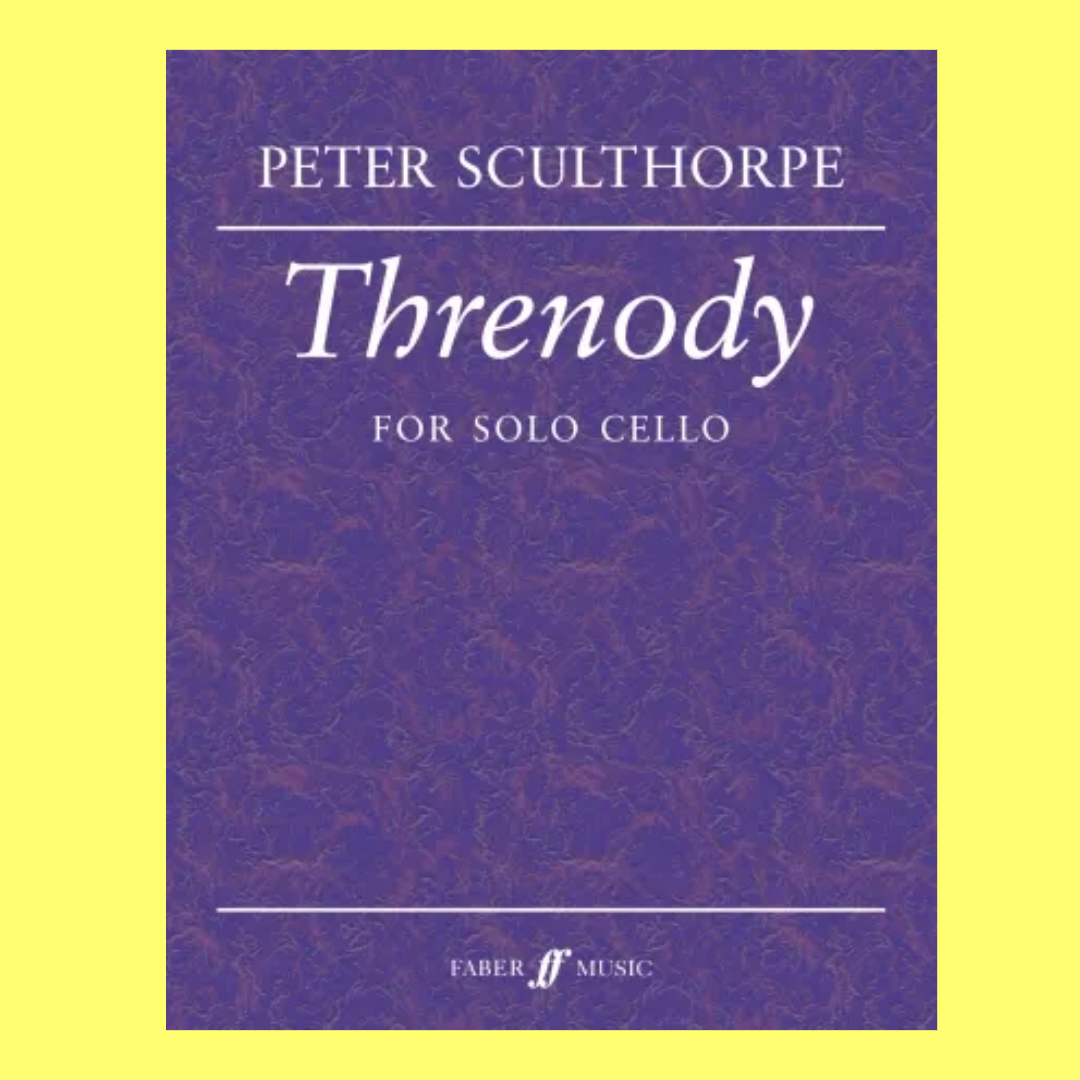 Peter Sculthorpe - Threnody For Solo Cello Book