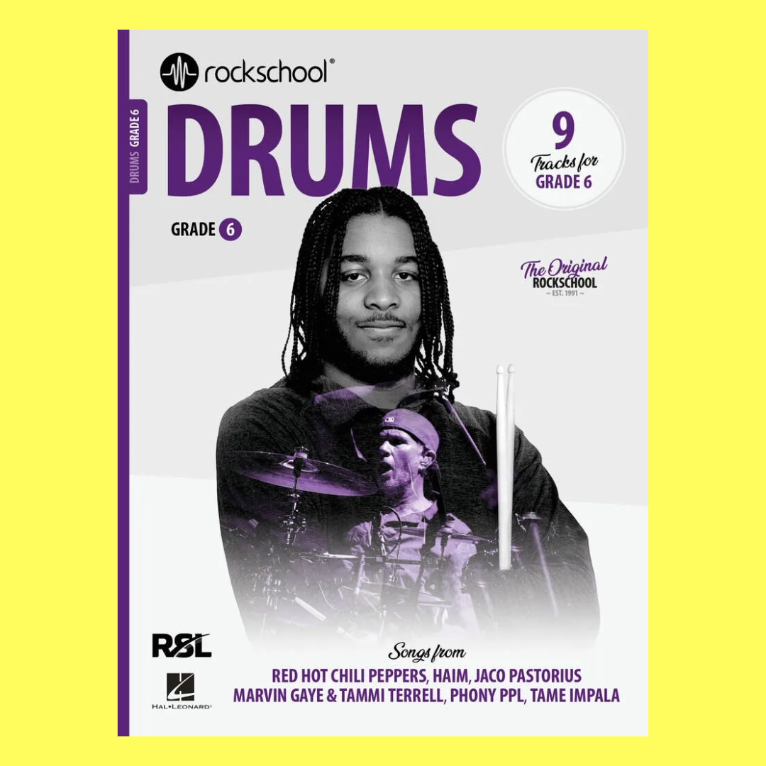 Rockschool Drums Grade 6 Book (2024+) New Edition