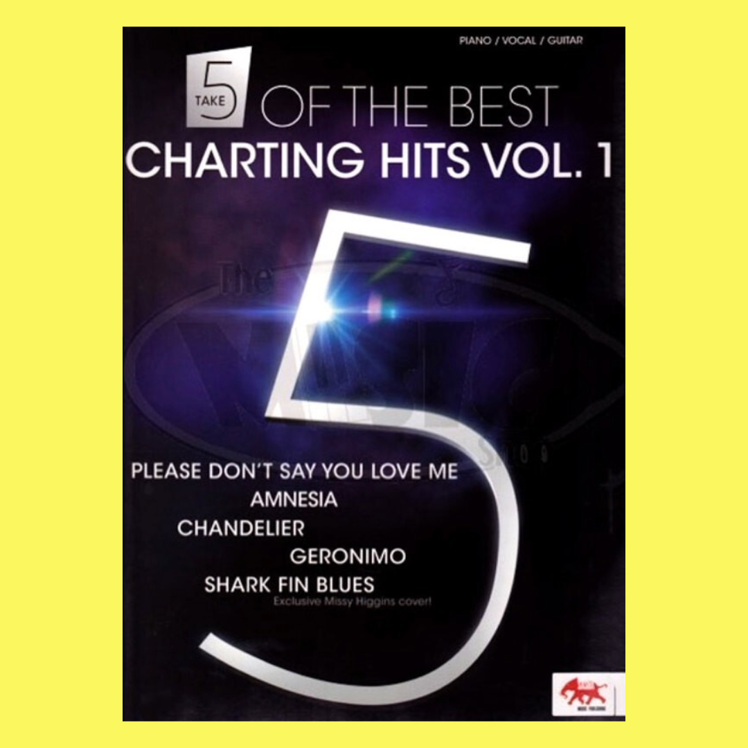 Take 5 Of The Best Charting Hits Volume 1 PVG Songbook