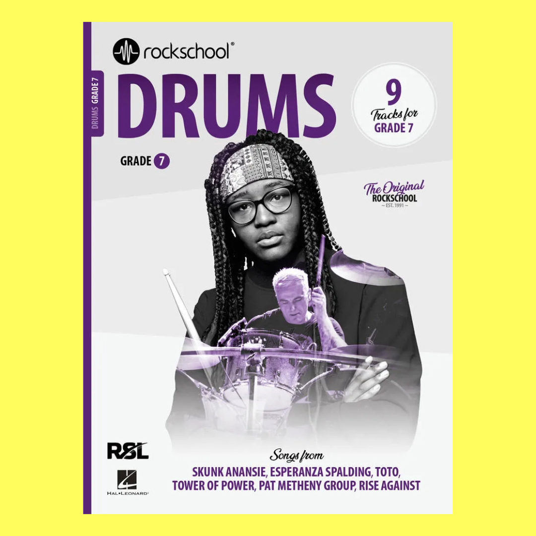 Rockschool Drums Grade 7 Book (2024+) New Edition