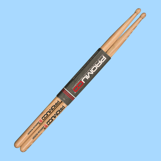 Promuco - American Hickory 2B Wooden Tip Drumsticks