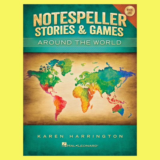 Notespeller Around The World Stories & Games Piano Book 1