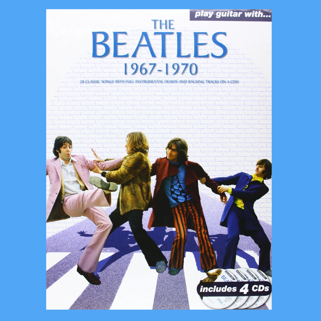 Play Guitar With The Beatles 1967-1970 Book/4Cds