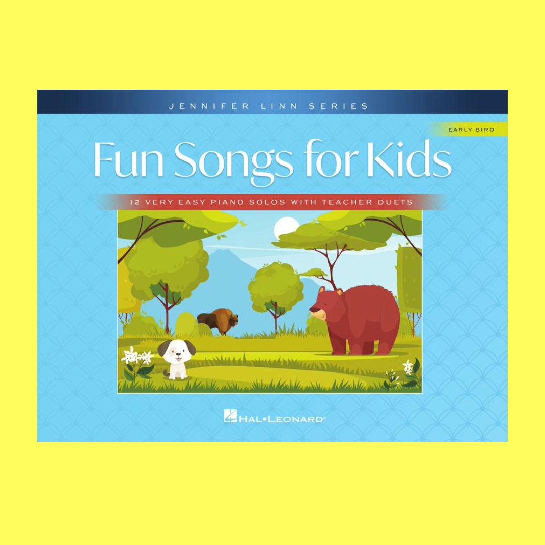 Fun Songs For Kids - 12 Very Easy Piano Solo Book