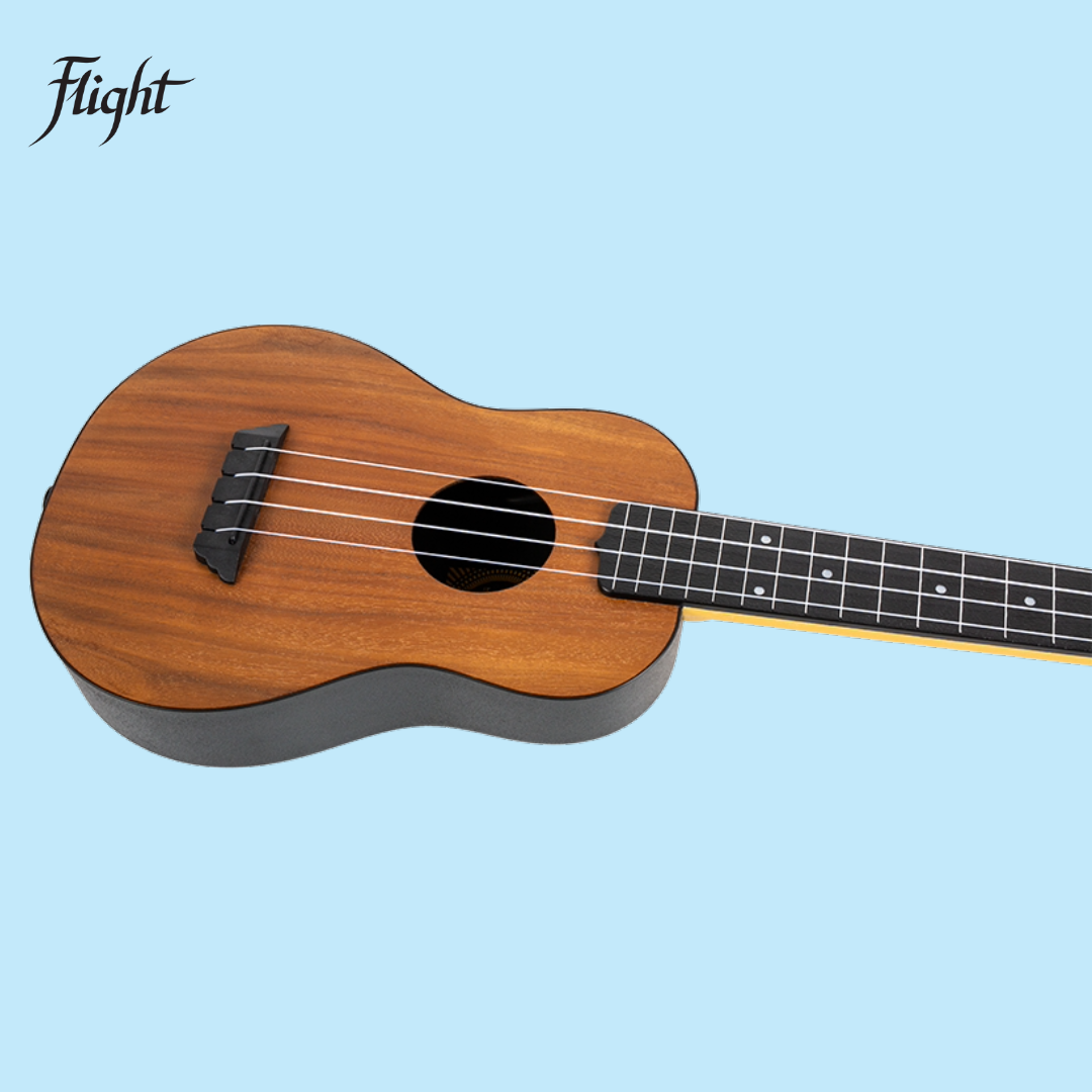 Flight TUC-55 Acacia Travel Concert Ukulele with Gig Bag