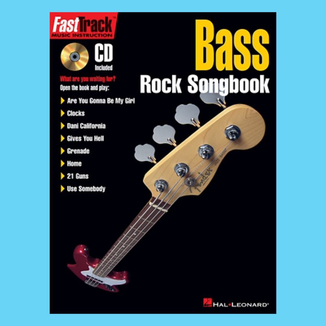 FastTrack Bass Rock Songbook (Book/Cd)