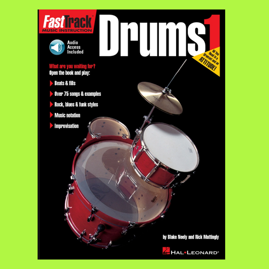 FastTrack Drums - Method Book 1 (Book/Ola)