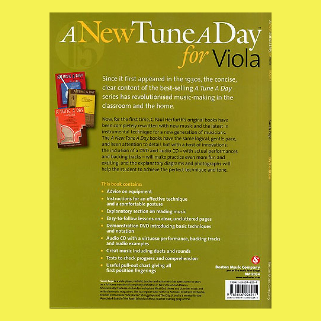 A New Tune A Day - Viola Book 1 (Book/Cd/Dvd)