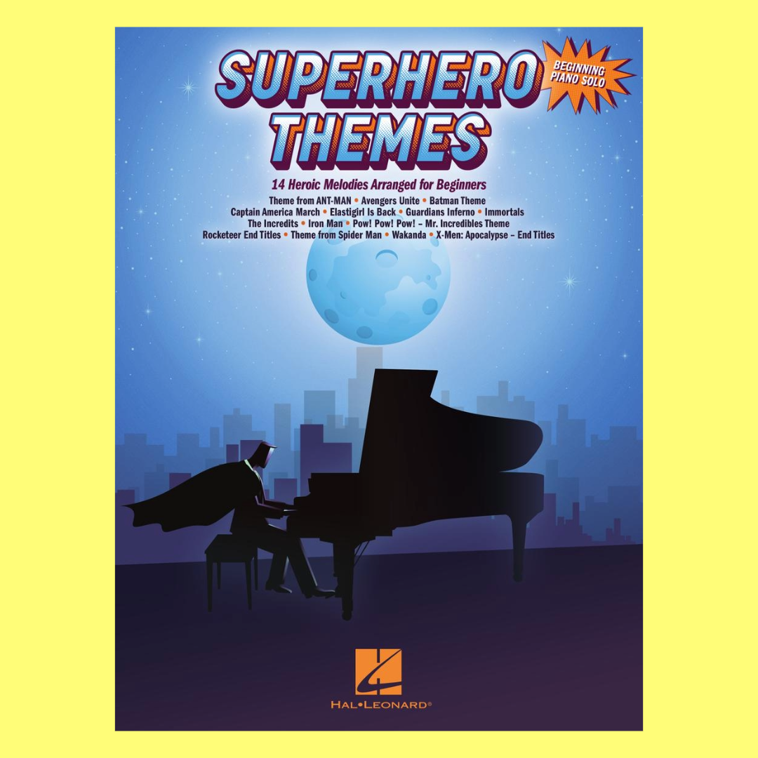 Superhero Themes - Beginning Piano Solo Book