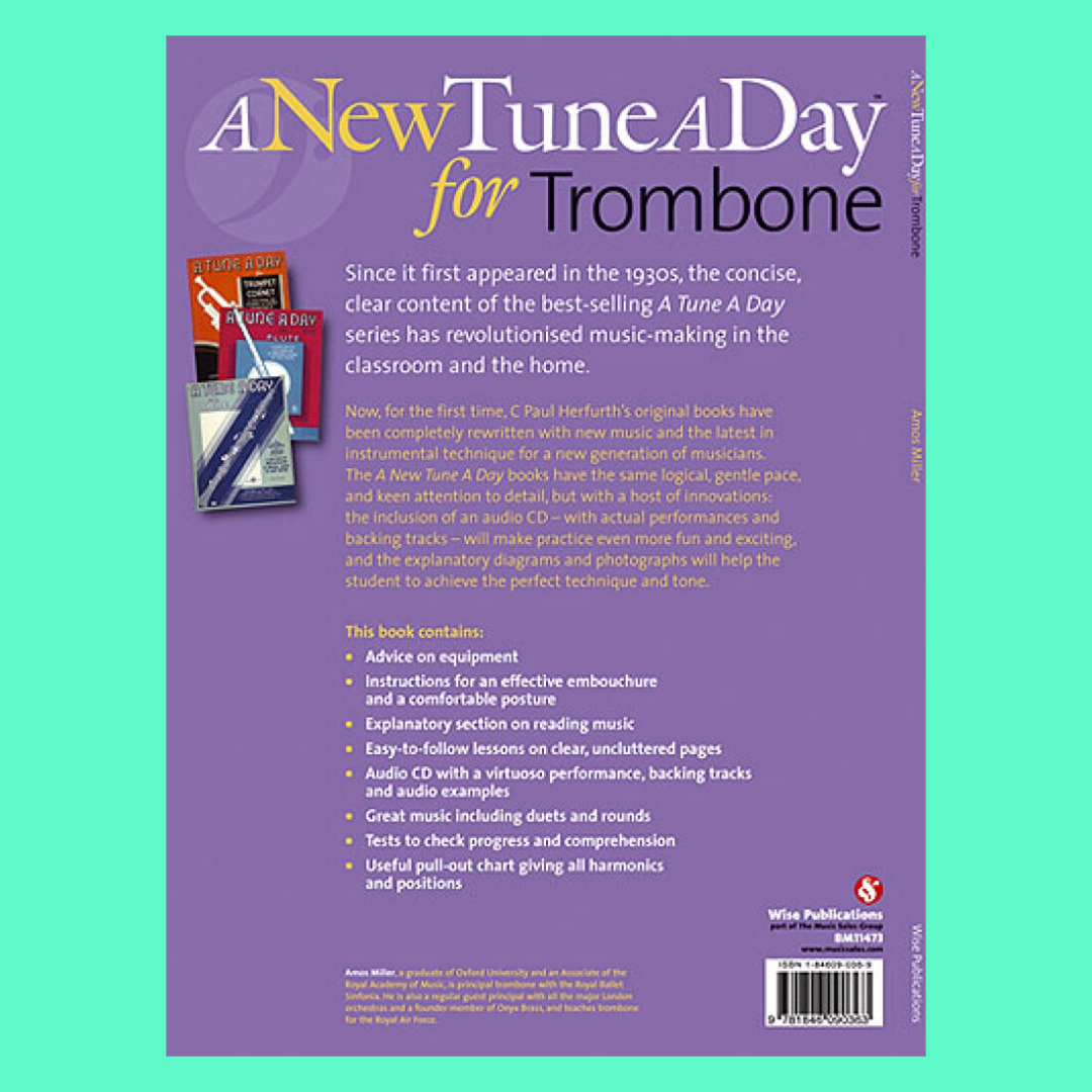 A New Tune A Day - Trombone Book 1 (Book/Cd)