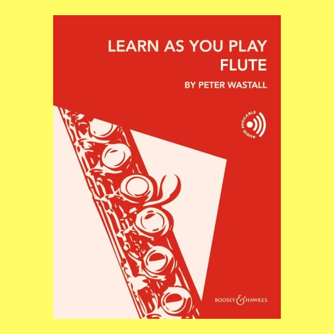 Learn As You Play Flute Book with Piano Accompaniment (Revised Edition)