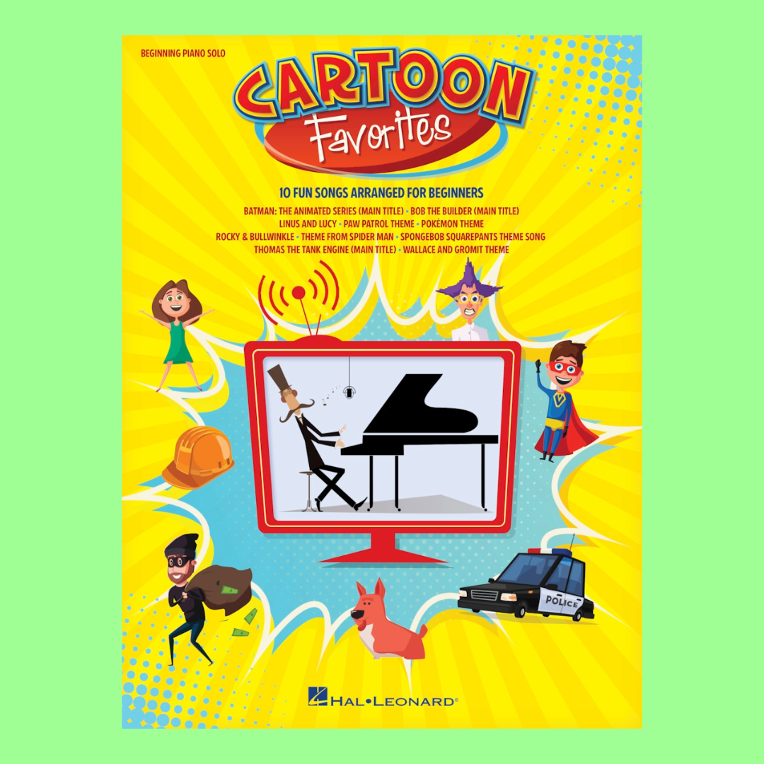 Cartoon Favorites Beginning Piano Solo Book