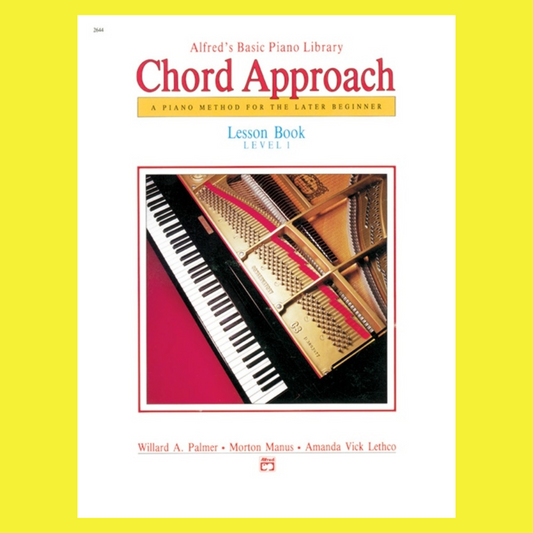 Alfred's Basic Piano Library - Chord Approach Lesson Book Level 1