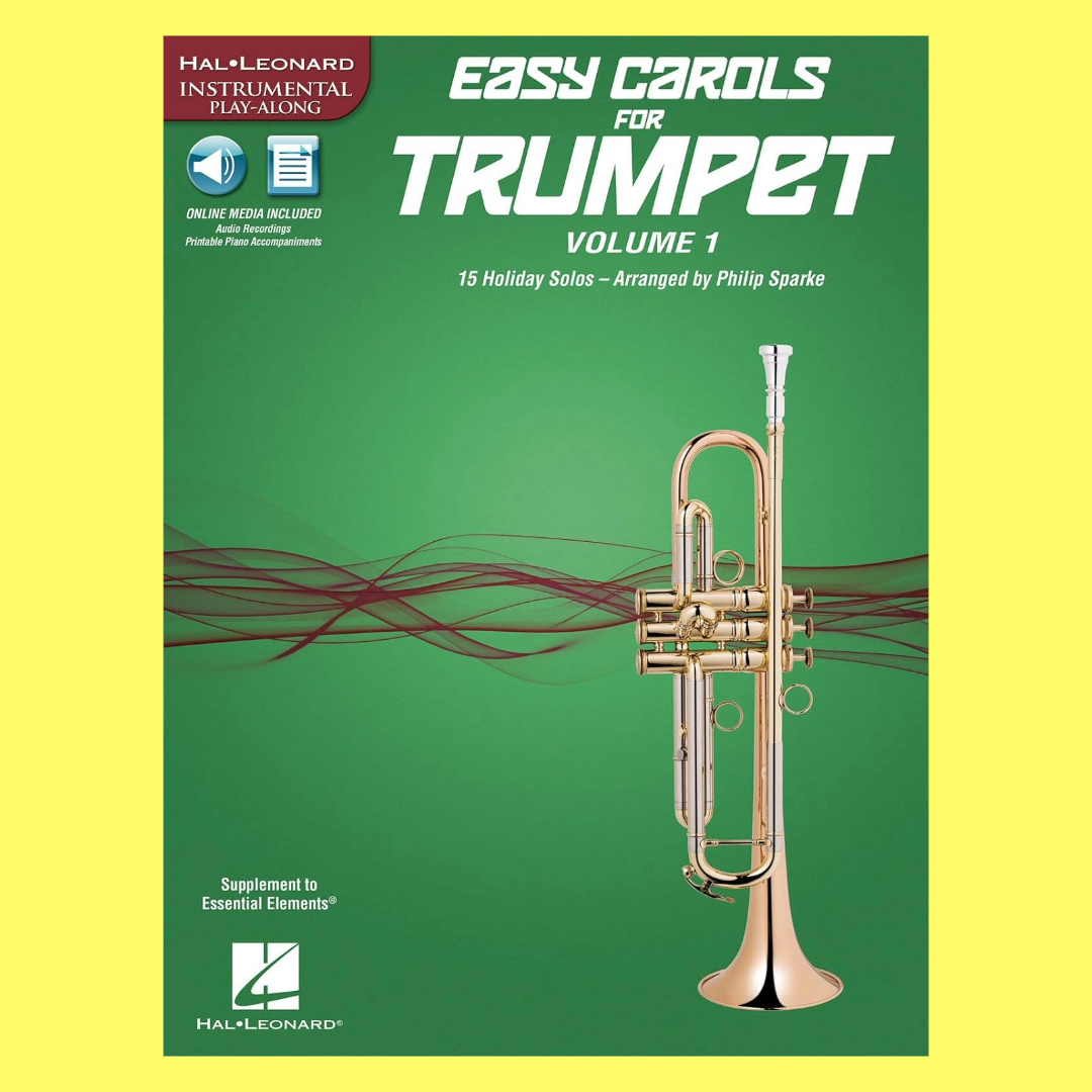 Easy Carols For Trumpet Volume 1 Play Along Book/Ola