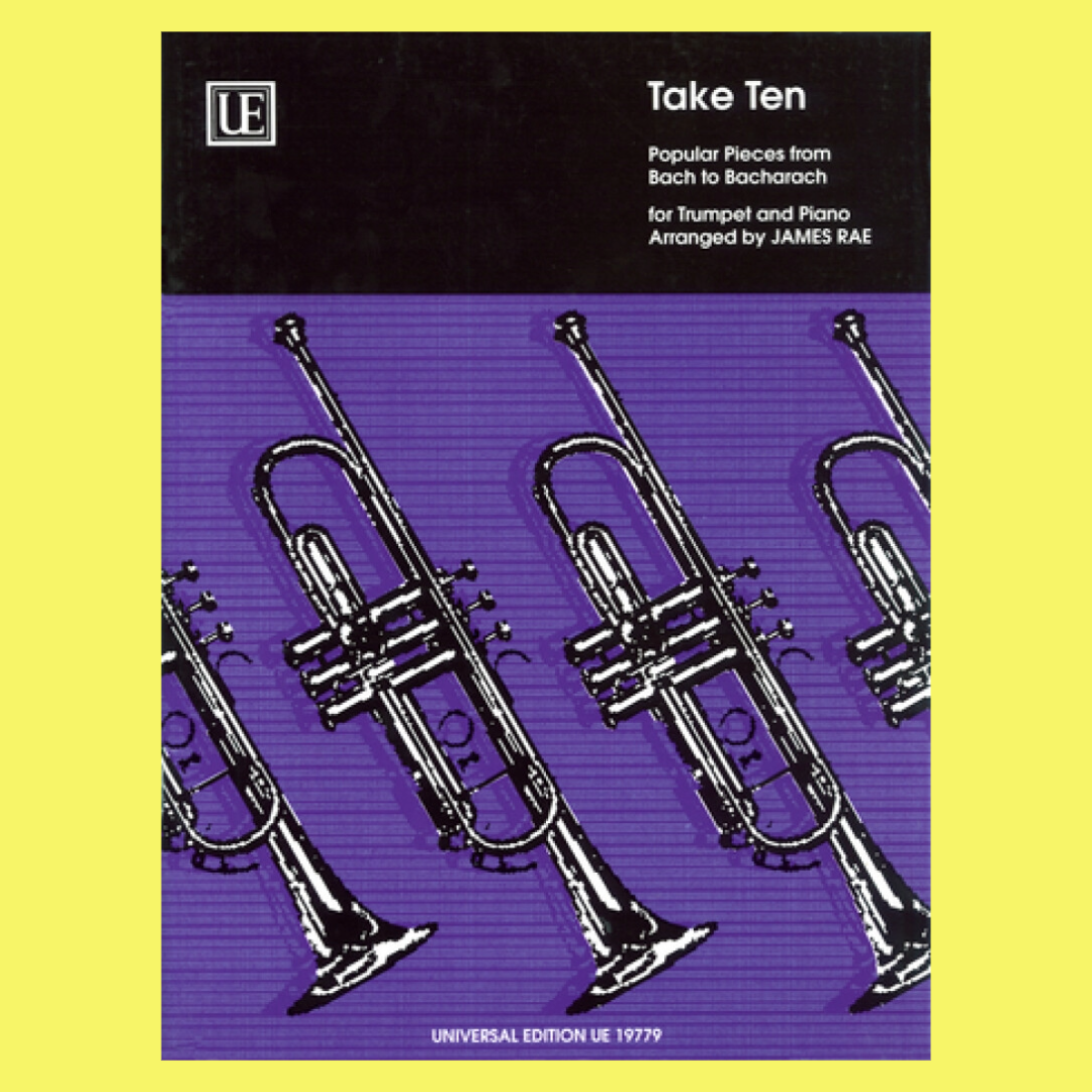 James Rae: Take Ten - Popular Pieces For Trumpet Book with Piano Accompaniment