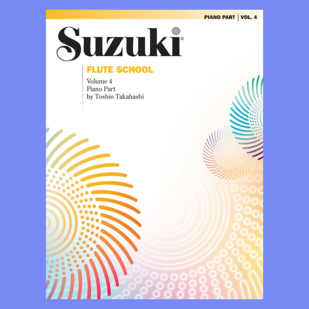 Suzuki Flute School - Volume 4 Piano Accompaniment Book