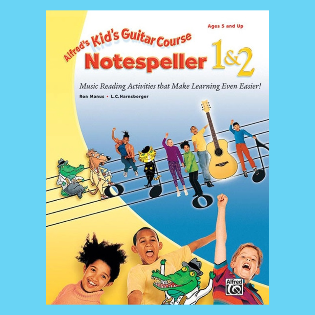 Alfred's Kids Guitar Course - Notespeller 1 & 2 Book