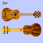 Flight DUS445 Soprano Acacia Ukulele with Gloss Finish and Padded Gig Bag