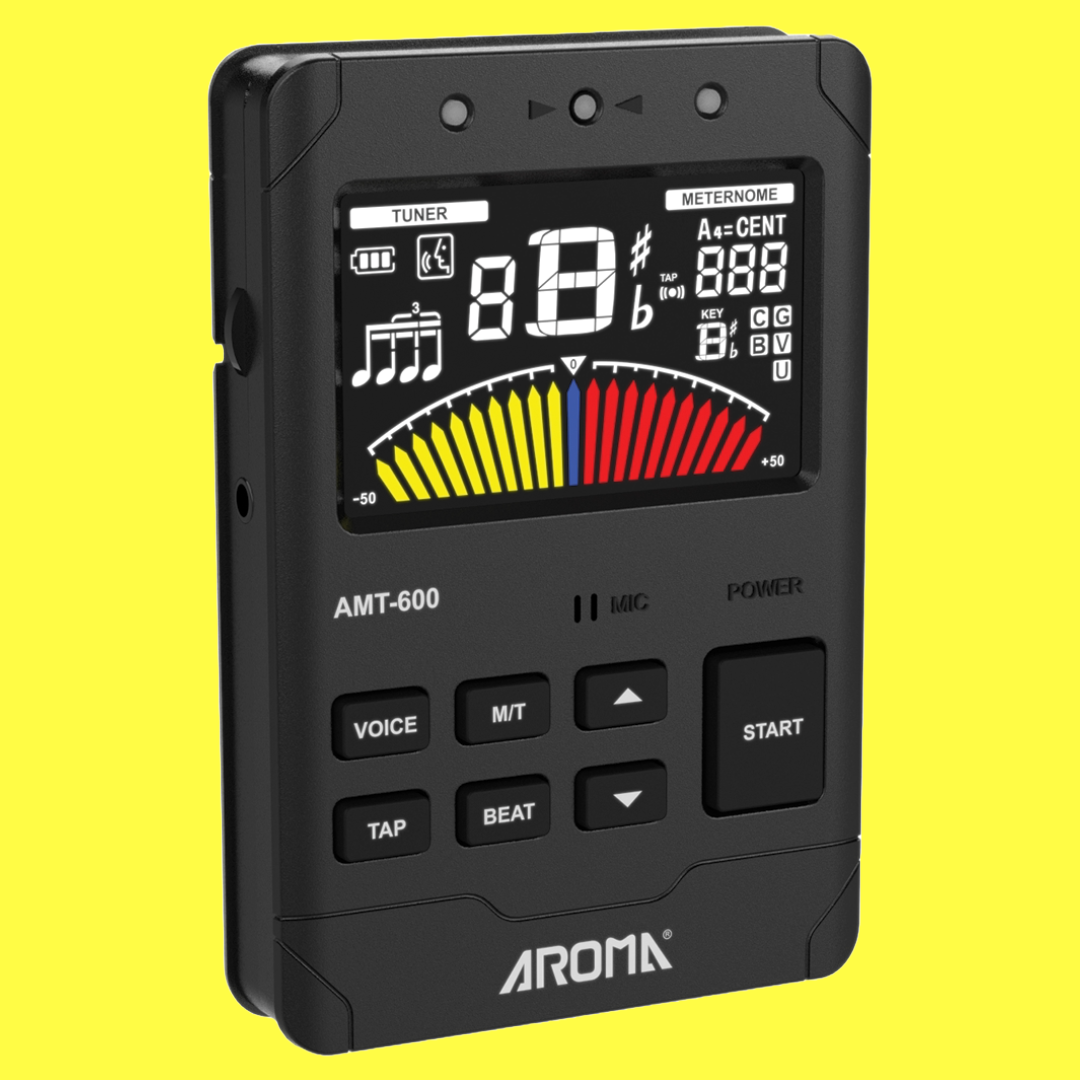 Aroma AMT600 Rechargeable Chromatic Tuner / Metronome