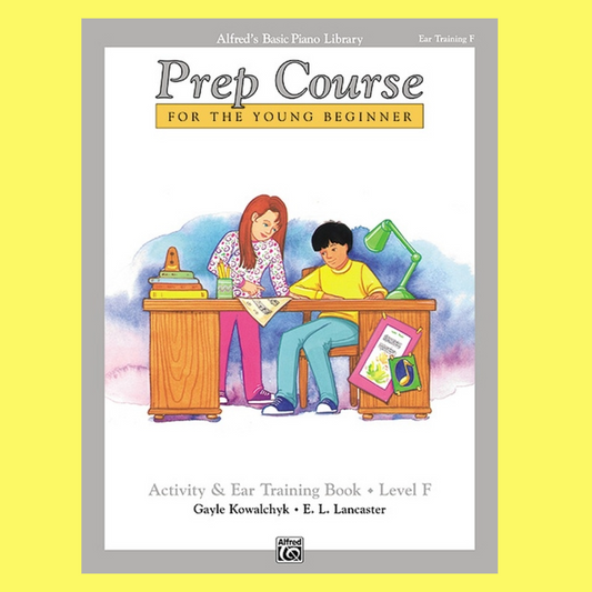 Alfred's Basic Piano Prep Course - Activity & Ear Training Level F Book