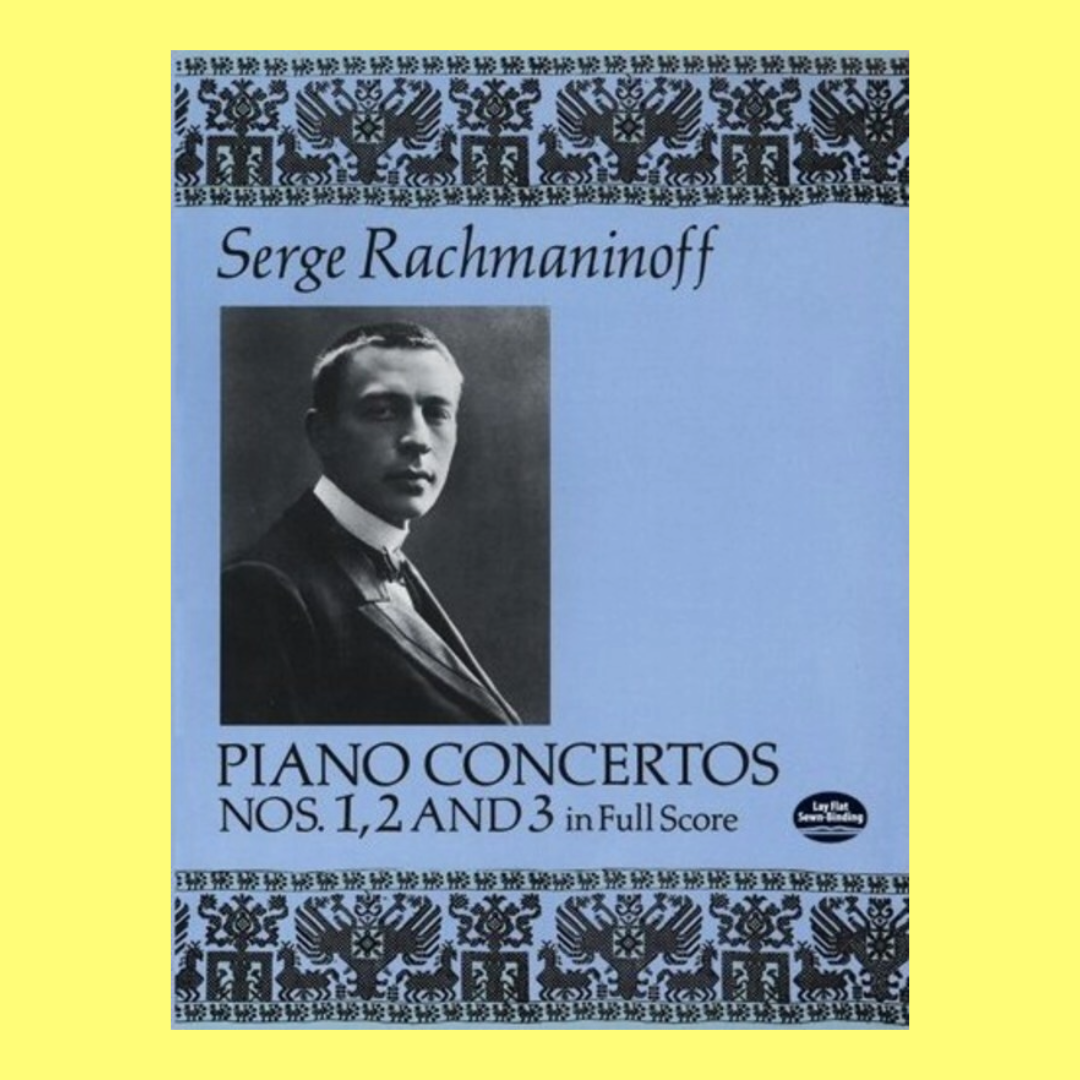 Rachmaninoff - Piano Concertos Nos 1 2 & 3 Full Score Book