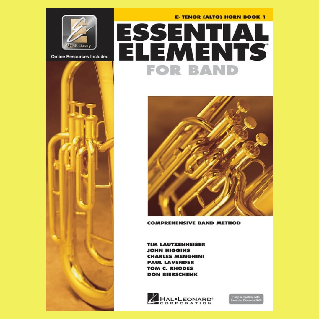 Essential Elements For Band: Eb Tenor Alto Horn - Book 1 with Online Media (2000)