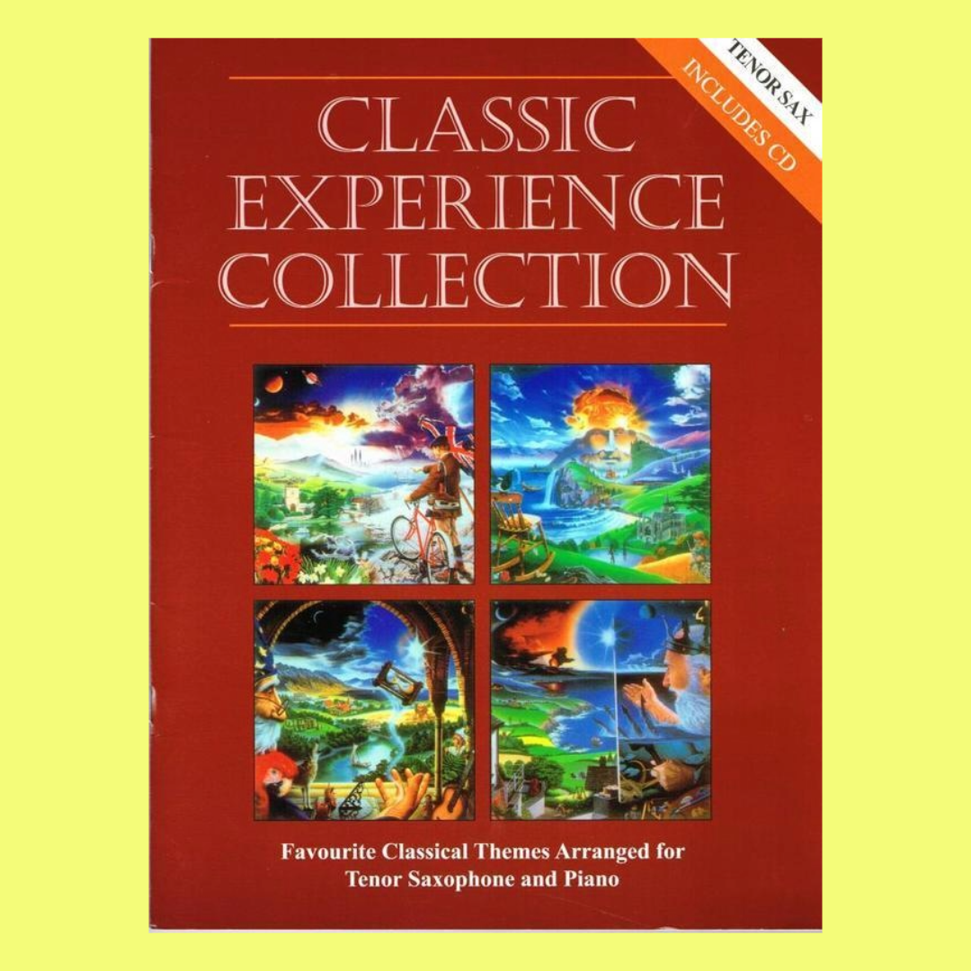 Classic Experience Collection - Tenor Saxophone with Piano Accompaniment Book