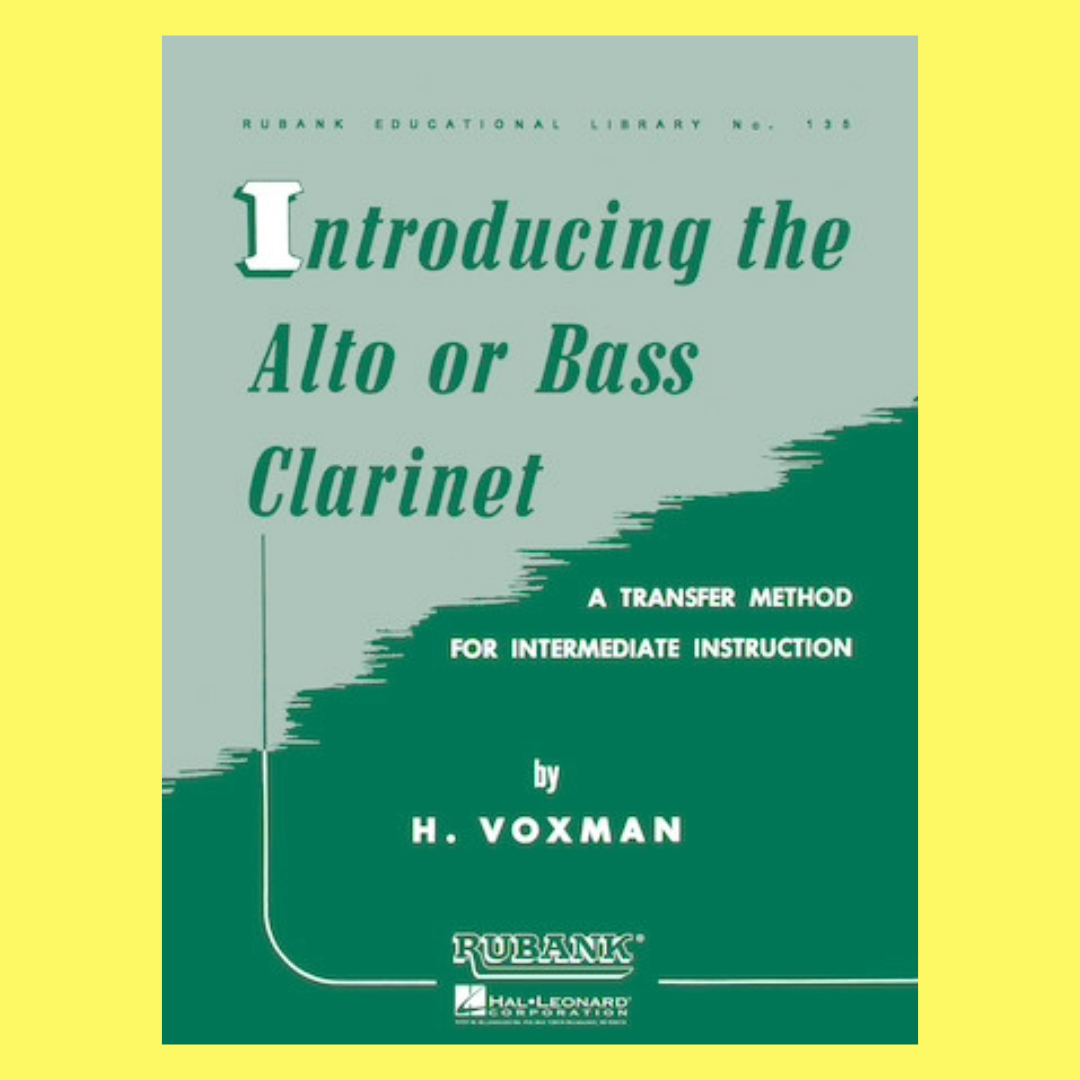 Rubank - Introducing The Alto Or Bass Clarinet Book