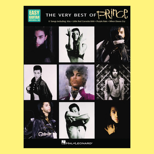 The Very Best Of Prince Easy Guitar Notes & Tab Book