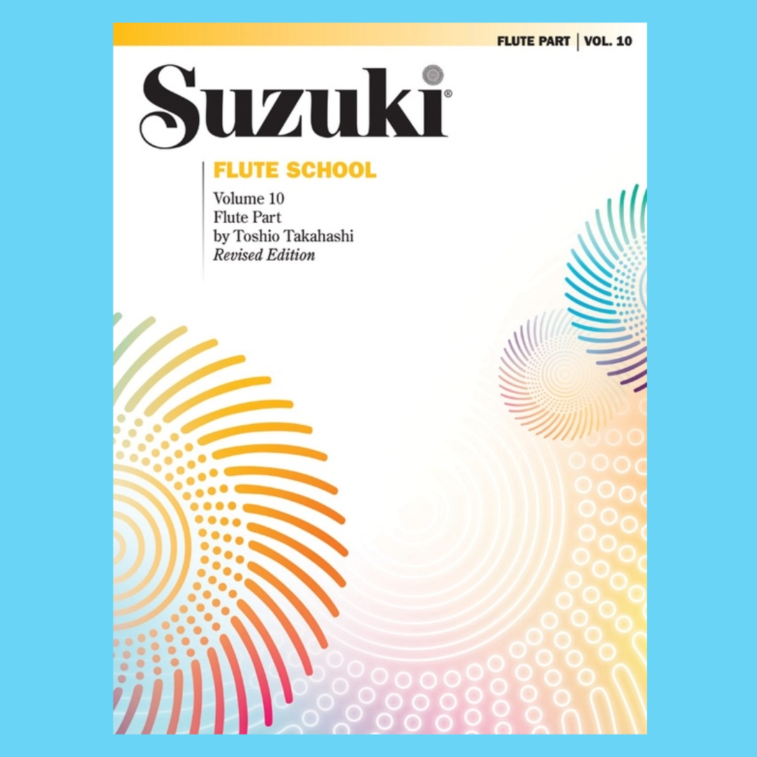 Suzuki Flute School - Volume 10 Flute Part Book (Revised Edition)