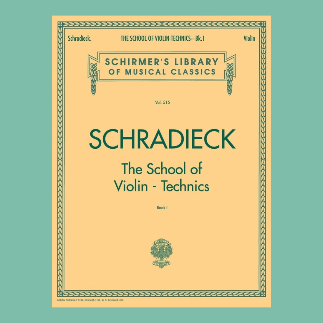 Schradieck - School of Violin Technics Book 1