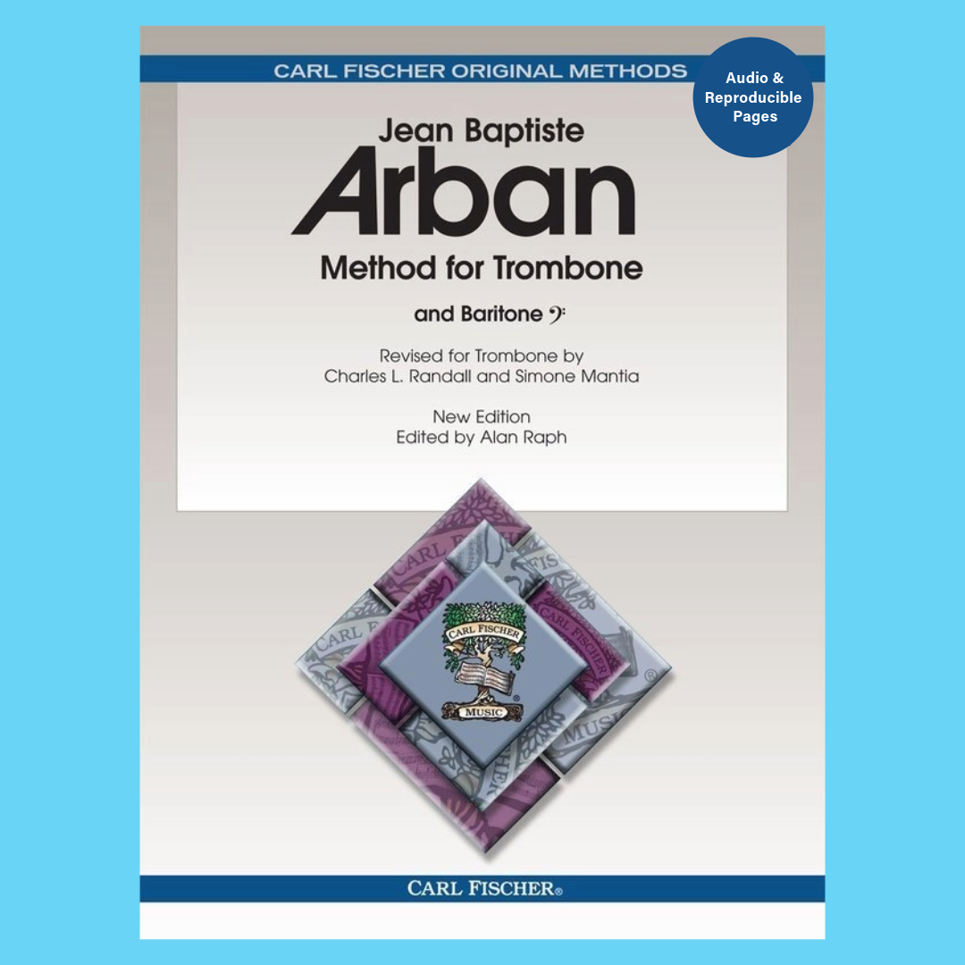 Arban - Method For Trombone B.C Spiral Bound Book/Ola (New Edition)