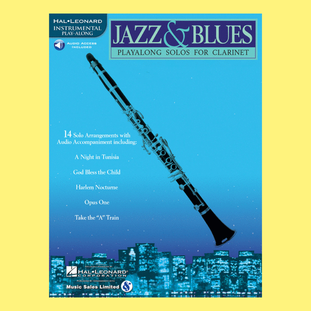 Jazz And Blues Play Along Solos Clarinet Book/Ola