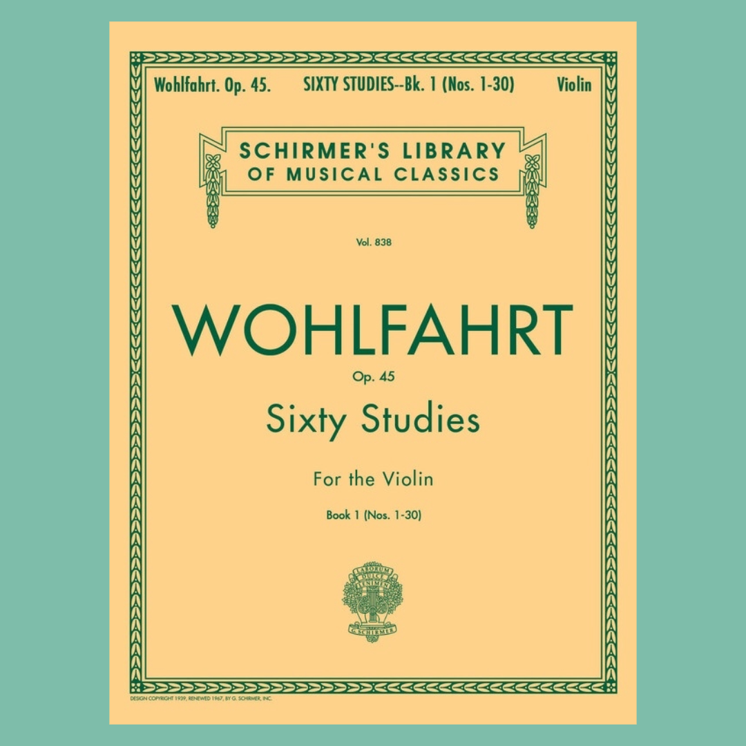 Wohlfahrt - 60 Studies, Op. 45 For Violin Book 1