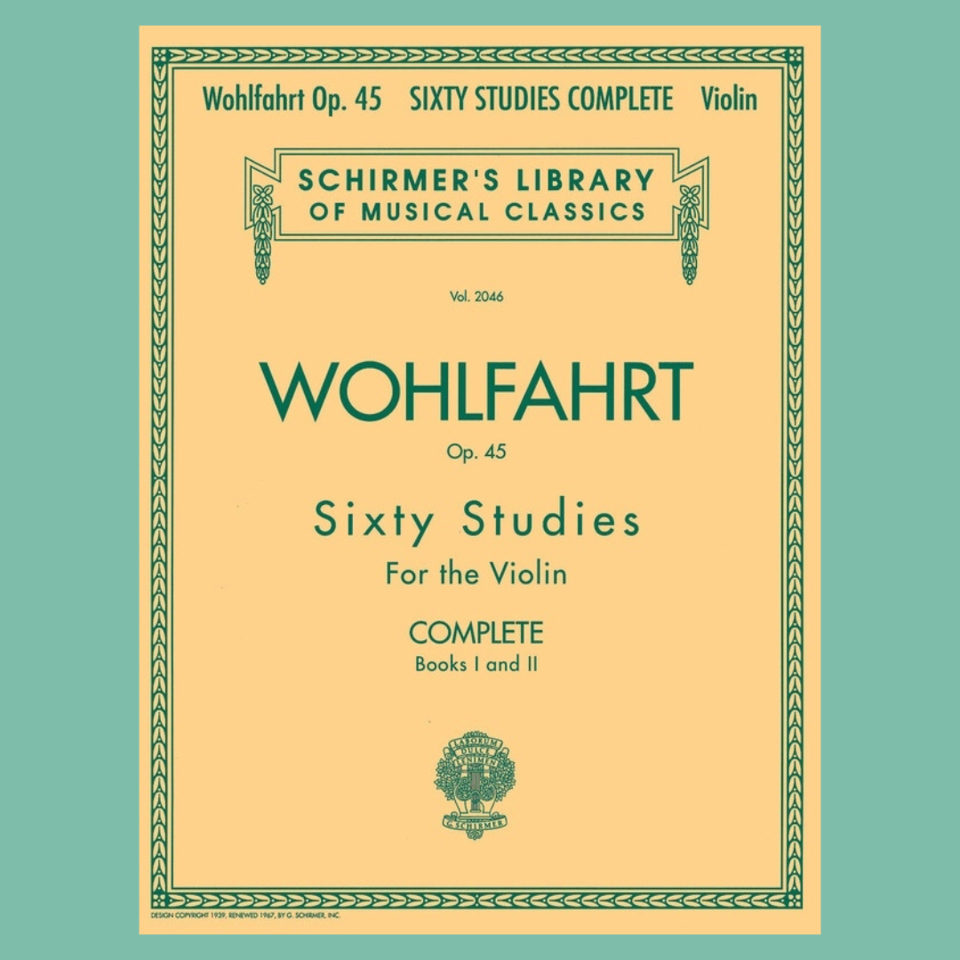 Wohlfahrt - 60 Studies, Op. 45 Books 1 & 2 For Violin (Complete)