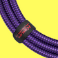 Kirlin 10ft Purple Entry Woven Instrument Cable