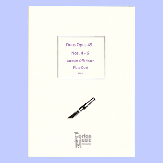 Flute Duos Op 49 Nos 4 - 6 Book