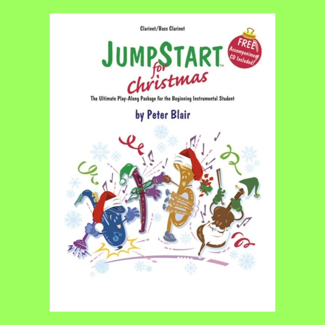 Jumpstart For Christmas Clarinet Bass Clarinet Book