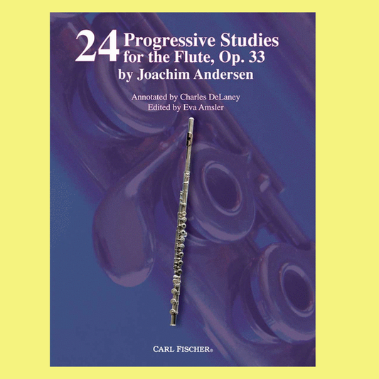 Karl Joachim Andersen - 24 Progressive Studies Op 33 Flute Book