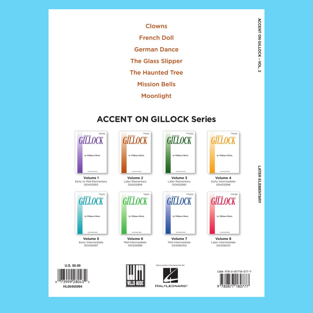 Accent on Gillock - Piano Volume 2 Book