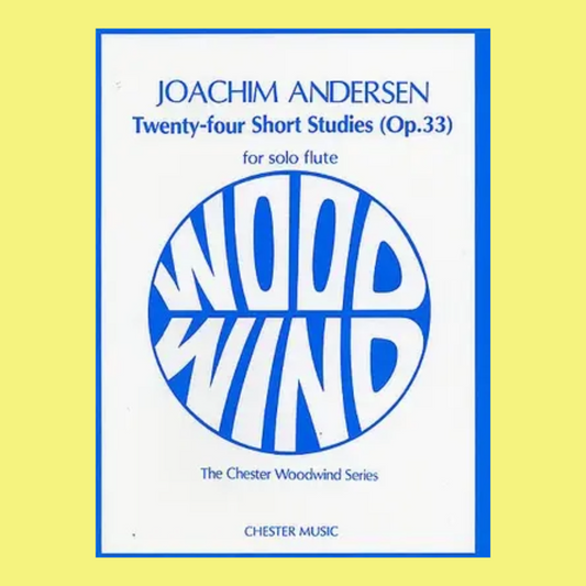 Karl Joachim Anderson- 24 Short Studies Op. 33 for Flute Book